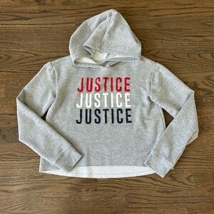 Justice Active Gray Hoodie